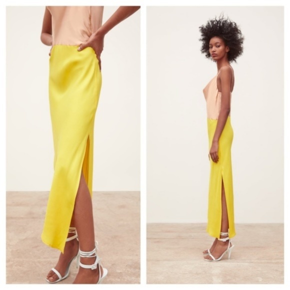 zara block color slip dress